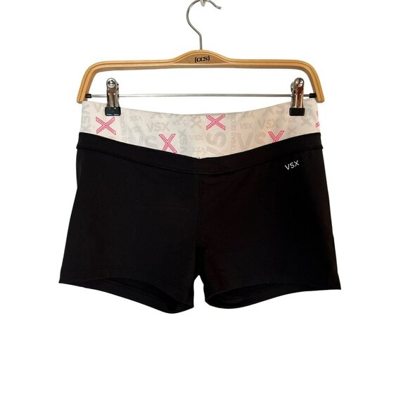 Victoria's Secret VSX Black Supermodel Shorts Size M - Picture 1 of 6